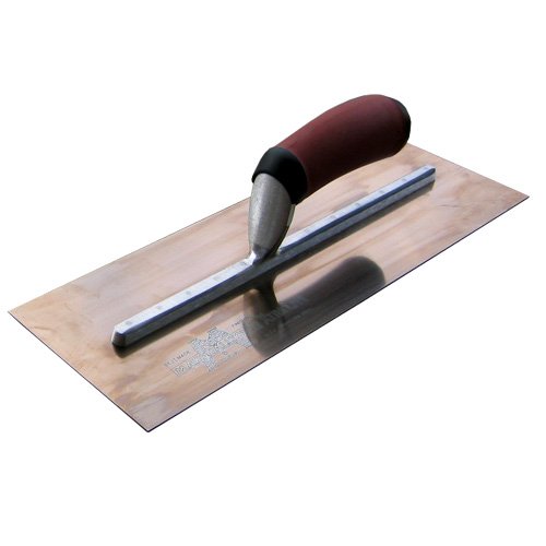 11 X 4 1/2 Golden Stainless Finishing Trowel w/Curved DuraSoft® Handle