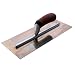 14 X 4 3/4 Golden Stainless Finishing Trowel w/Curved Wood Handle