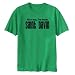 T-SHIRT GREEN  KISS ME , I'M FROM SAINT DAVID  DOMINICA