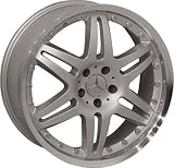 (4) SILVER 19 INCH MERCEDES BENZ WHEELS RIMS