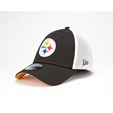 NFL Unisex Adult Pittsburgh Steelers QB Sneak 3930 Cap (Black, Large/X-Large)