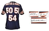 Monsters / Middle Auto (3 Sigs) (navy/custom) Jersey - Autographed College Jerseys