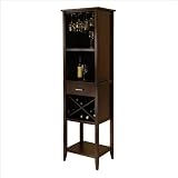 Winsome Wood 94822 Palani Tower Wine Rack, Walnut Winsome Wood 94822 Palani Tower Wine Rack, Walnut