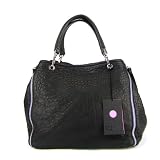 IO Pelle Italian Designer Handbag Tote in Black or Brown Leather