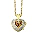 Avalon Amore Heart Shaped Fashion Pendant Watch with Leopard Design # 7394TG
