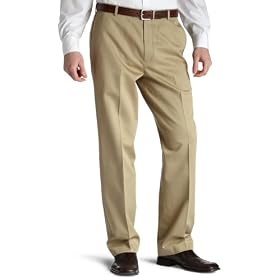 Dockers Mens Never Iron Flat Front Pant