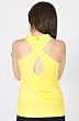 Cross Back Tunic Modal Cotton Tank Top