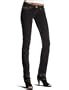 Request  Junior's 5-Pocket Sexy Straight Leg Jean, Black, 26