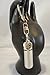 Pet Cremation Urn Keepsake - Paws on Heart - on Swivel Stainless Steel Keychain by Pasco Specialty