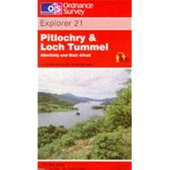 Pitlochry and Loch Tummel (Explorer Maps)