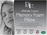 ULTIMATE MEMORY FOAM MOULDED PILLOW - Standard UK Size - Visco Elastic 55kg/m3 density - Full Size - UK Manufactured - American Designed