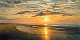 Seashore Tranquility by Dan Werner. Size 39.50 inches width by 19.50 inches height. High Quality Art Poster Print