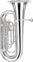 Besson BE1087 Series 3-Valve BBb Tuba (Lacquer)