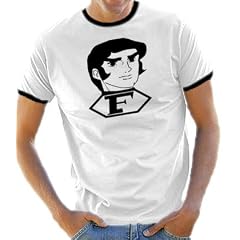 Captain Future Bild Kontrast / Ringer T-Shirt S-XXL div. Farben
