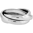Inox Jewelry 316L Stainless Steel Ring Triple Band Ring
