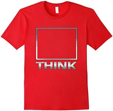 Men's Think Outside The Box T shirt Large Red