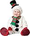 InCharacter Costumes Baby's Silly Snowman Costume, White/Red/Black/Red, Small (6 Months-2 Years)