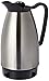 Service Ideas CGC101SS Classic Carafe, 1 L, Stainless Steel with Black