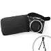 Dura-Neoprene Digital Camera Carrying Case With Belt Clip for Canon Powershot Elph 510 HS / ELPH 310 HS / ELPH 300HS and Many More! ** Includes Mini Adjustable Tripod