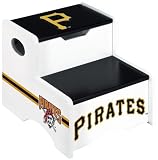 Product details for Guidecraft G11227 Pittsburgh Pirates Storage Step-Up Stool