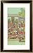Ulugh Beg (1393-1449) Dispensing Justice at Khurasan, Illustration from the Shahnama Framed Art Poster Print, 24x32