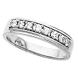 14K White Gold Diamond Anniversary Band - 0.24 Ct.