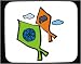 Mouse Pad with kite, banners, recreation, India, symbols, flying, signs, Asia Image