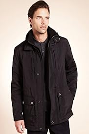 Big Tall Collezione Stormwear Funnel Neck City Parka