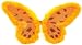 Kid's Orange Butterfly Costume Wings