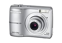 Olympus FE-170 Compact Digital Camera Silver [6MP 3 X Optical Zoom] 2.5" LCD