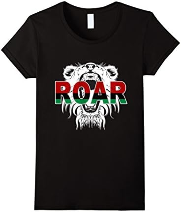 Women's I Am A Lion - Bold And Brave - Hear Me Roar - T-Shirt Small Black