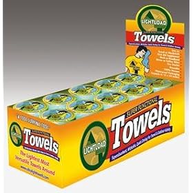 Lightload Towels Lifetime Towel Use Box of 50 Individual Towels 12x24inch by Hygiene Items