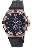 Lancaster Men's OLA0440L/RG/NR/NR Robusto Chronograph Black Dial Rubber Watch Lancaster Men's OLA0440L/RG/NR/NR Robusto Chronograph Black Dial Rubber Watch