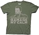 Serenity Damage My Calm Classic Action Movie Adult Military Green Tee T-shirt