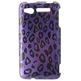 Hard Snap-on Shield With PURPLE LEOPARD Design Faceplate Cover Sleeve Case  ....