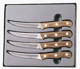 Chicago Cutlery 4-Piece Walnut Tradition Steak Knife Set by Chicago Cutlery