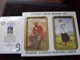 Congress 2 Deck Bridge Playing Cards Man Woman Golfing Golf Jumbo Index
