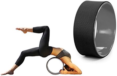 Kula Yoga Wheel - Back Roller, Opener Stretcher for Backbends &amp; Poses . Deepen Fitness Postures &amp; Enhances Your routine and Practice. Relieves Pain and Stress in your Back Hips Chest &amp; Shoulders