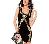 Sexy Embroidered 2014 Sleeveless  Dress