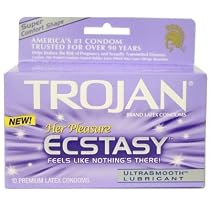 Trojan Her Pleasure Ecstasy Ultrasmooth: 10-Pack of Condoms