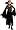 Child Gothic Velvet Vampire Costume with Collar and Choker