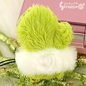 心もほっこり♪ふわふわミニミニ手袋ストラップ(ライトグリーン)
