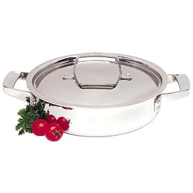 J.A. Henckels International Classic Clad 3-Quart Saut� Casserole with Lid by Henckels