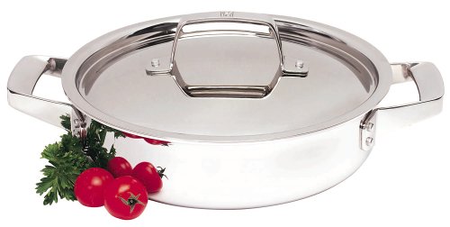 J.A. Henckels International Classic Clad 3-Quart Saute Casserole with Lid