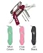 MISS A Swiss Style Emergency Pocket Knife Kit with 16 Things Total - Great Stocking Stuffer Gift!