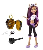 Monster High Dead Tired Clawdeen Wolf Doll And Bed Playset