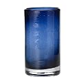 Tall Glass Tumblers Set of 6 - Slate Blue