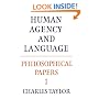 Philosophical Papers: Volume 1, Human Agency and Language (Philosophical Papers, Vol 1) (v. 1)