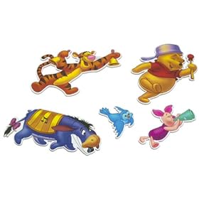 Pooh Five - Piece Musical Wall Art