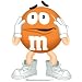 Orange M&M Candy Life Size Stand Up